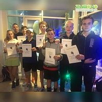 Парный турнир «Зима в ZUBOVO» среди юношей и девушек в возрастной категории до 17 лет.